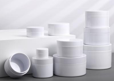 4 Ounce Frosting Plastic Cosmetic Jar Seal White Face Cream Containers Thick Wall