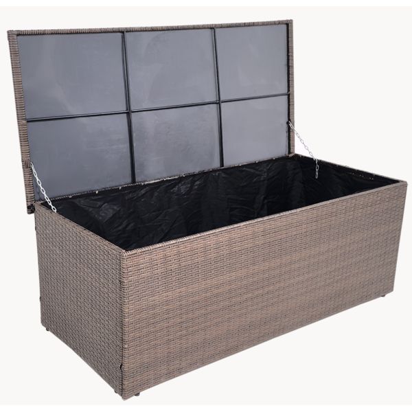 Factory Wholesale Hot Sale Outdoor Garden Big Size Rattan Storage Box