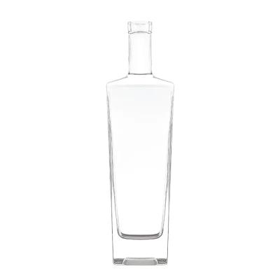 500ml 700ml 750ml Cork Whisky White Liquor Water Sauce Fruit Embossed Vodka Bottle