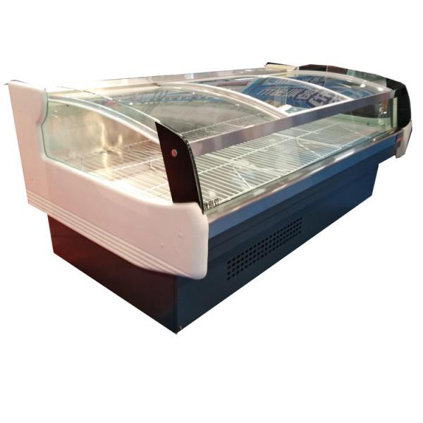 Réfrigérateur de Front Curved Glass Deli Display pour le stockage d'affichage