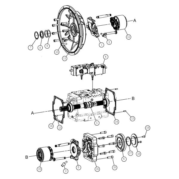 5319886 531-9886 TQ Hydraulic Pump , 320GC 323GC Hydraulic Pump In Excavator