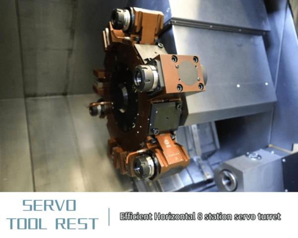 Torno CNC 3 Eixos Torno Fresadora Combo T5.2-1000Q FANUC SMTCL Torno CNC de Bancada Inclinada