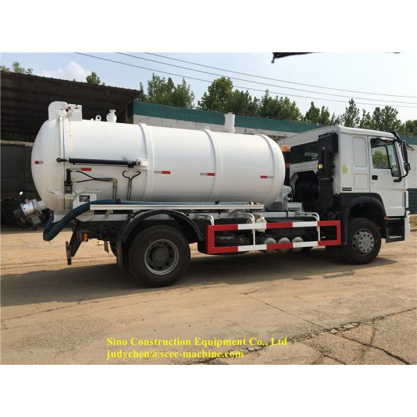 Sewage Suction Vehicle 12000 Liters 15m3 Vacuum Sewer Suction Truck 290hp