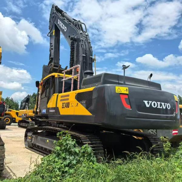 Used Volvo EC480 Excavator 48Ton Hydraulic Crawler 8Ton Operating Weight EPA Engine Airman Make 1 Year Warranty