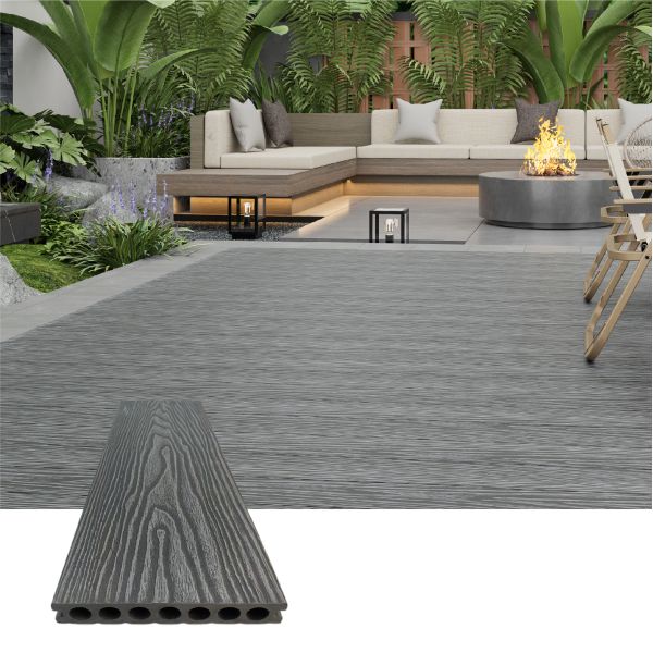 Exterior WPC Wall Panel Outdoor Waterproof Composite Wood Panels for Building Decoration