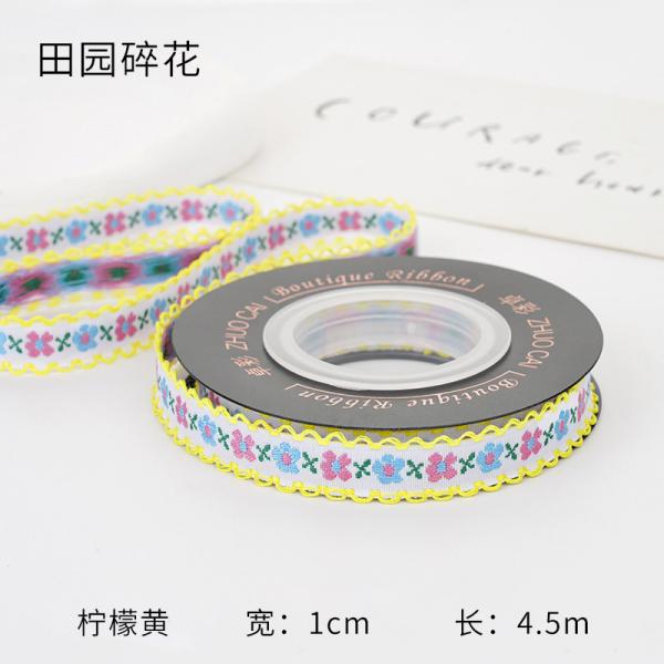 OEM ODM Цветочная Джакардная лента 10mm-25mm Цветочная Джакардная лента