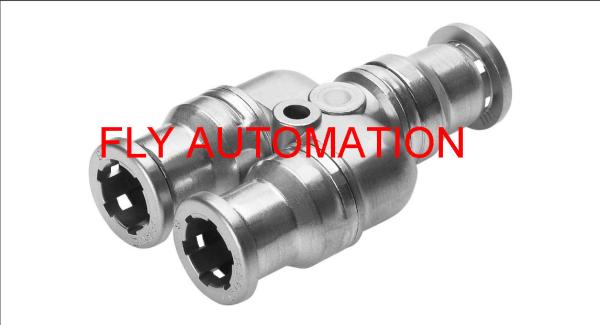 FESTO Push In Y Connector Conexões de tubo pneumático CRQSY-8 130658 4052568116330