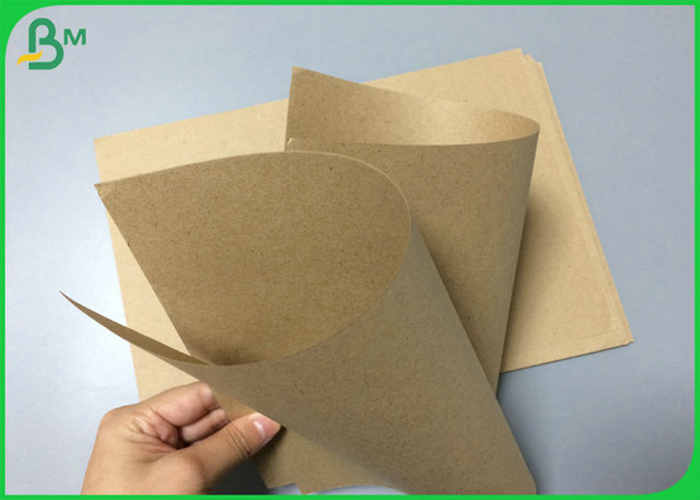 FSC Approved 60g 80g Brown kraft Paper For Notebook Cover Raw Material  Без покрытия 60g 80g Коричневая kraft бумага для обложки ноутбука