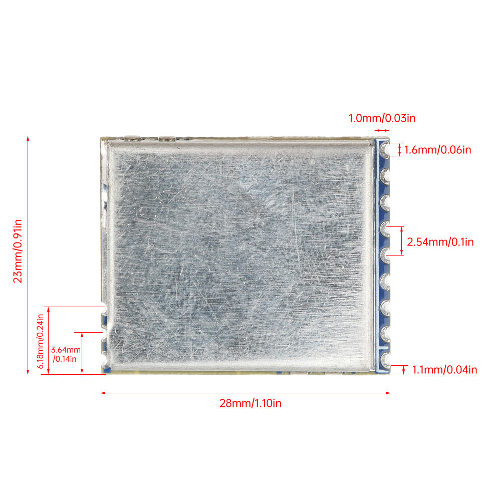 5.8Ghz 5645-5945MHz VRX module RX5808 Drone Accessory Video Receiver Module 4.1g FPV 96CH 95dBm High Receiving Sensitivity
