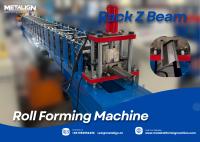 Máquina de moldeado de rodillos con 18 estaciones de moldeado y diámetro de eje de 70 mm