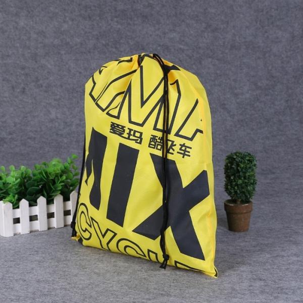 Polyester Fabric Drawstring Bag For Advertising Backpack Bag Nylon Oxford Cloth Bundle Pocket