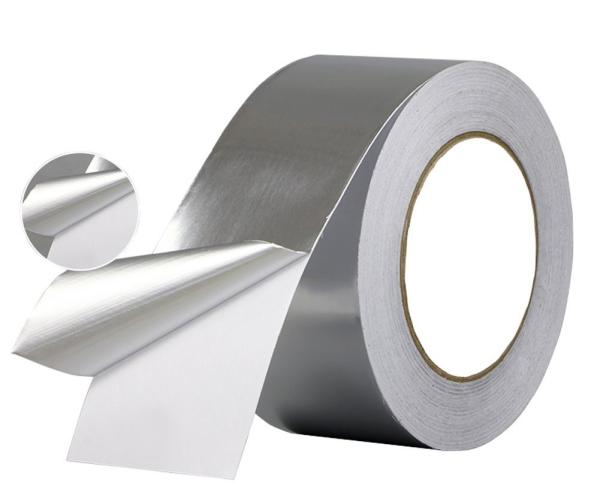 HVAC Aluminum Foil Packing Adhesive Tape For Sealing Patching Duct Pipe 10m