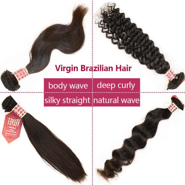 Brazilian Virgin Human Hair Extensions Brown , Remy Big Curl Hair