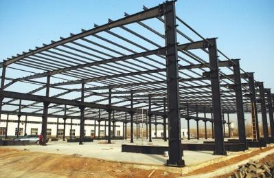 Q345 / Q235B Prefabricated Steel Frame Buildings Pre Cut Environment Friendly
