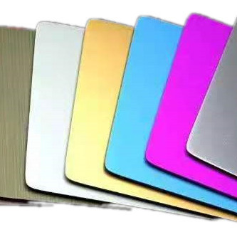 ASTM 347 JIS SUS347 S34778 PVD Coated Steel Gold SS Sheet BA 8K Finish Customized