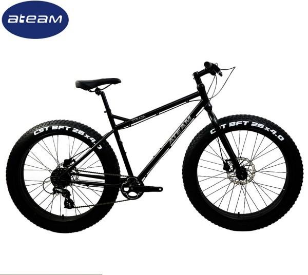 700C Black Fat Tyre Mountain Cycle 8 Speed 26x4 Chromoly