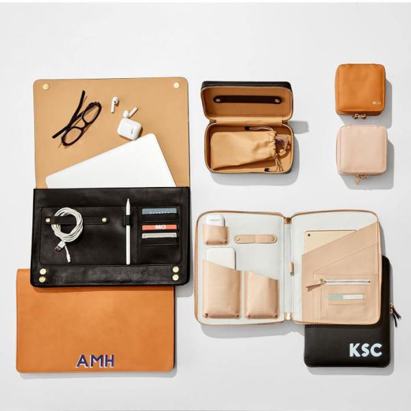 Multifunction Business Laptop Sleeve Bag Leather Laptop Cover With Card Holder