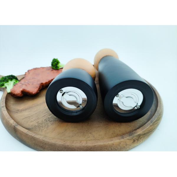 Wood Pepper Grinder Manual Grinder With Adjustable Coarseness Ceramic Core