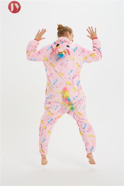 Unisex Kigurumi Onesie Adult Unicorn Pajamas Women Logo Added Embroidered