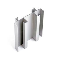 T8 0.8mm a anodisé les profils en aluminium de vitrail