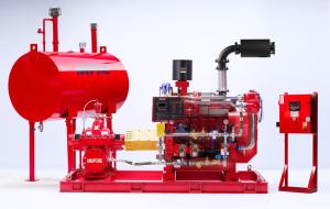 500-5000 GPM 流量 低速ディーゼルエンジン消防ポンプ駆動装置、冷却ユニット熱交換器および流量500-5000 GPM