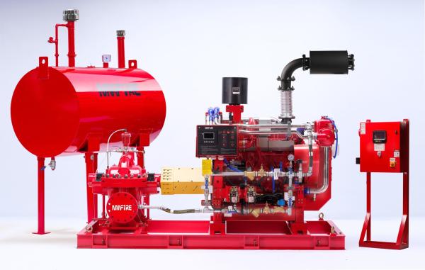 500-5000 GPM 流量 低速ディーゼルエンジン消防ポンプ駆動装置、冷却ユニット熱交換器および流量500-5000 GPM