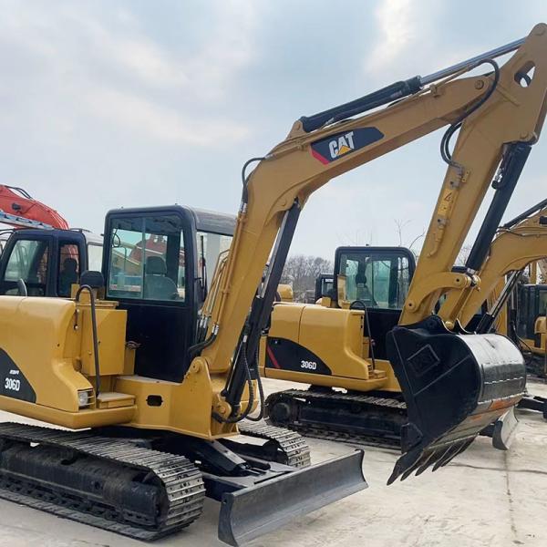 Second Hand Blade Backhoe Cat 306D 6Ton Used Equipment Excavator
