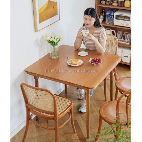 Home Furniture Wooden Rattan Dining Chair with Modern Design