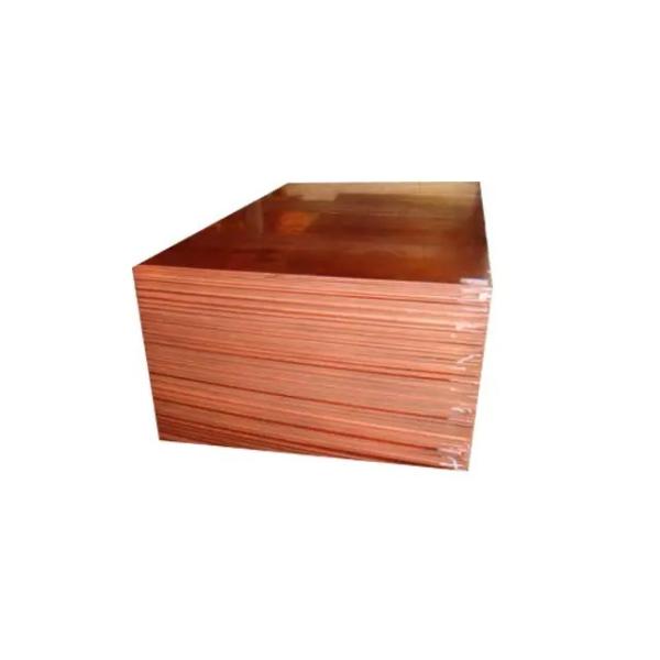 Folha galvanizada de cobre vermelha de C1100 C5210 C2680 para a decoração na caixa de madeira