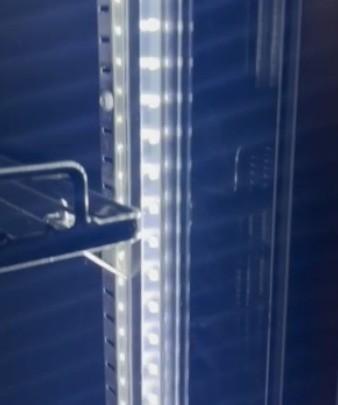 Exhibidor de puerta de vidrio comercial, vitrina para bebidas, refrigerador comercial, congeladores de exhibición