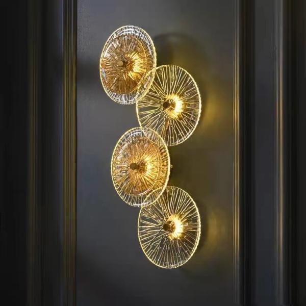 Luxury Hanging Pendant Lights Led Lighting Modern Flower Glass Chandeliers And Lamps