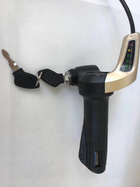 24v-48v Ebike Twist Throttle , Universal Twist Throttle Kit With Power Indication