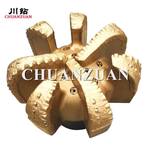 7 bocado de broca 19 das lâminas PDC corpo de aço de 1/4 de polegada com conexão da linha de 3 1/2 API