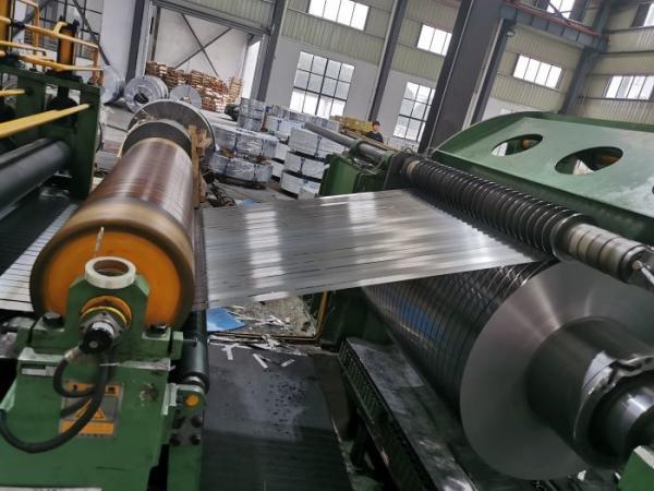 Strips HR CR Sheet Metal Slitter Machine Fence Construction Tubes Making