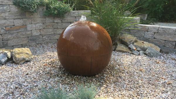 Customized Gardens Decoration Waterfall Corten Steel Water Feature