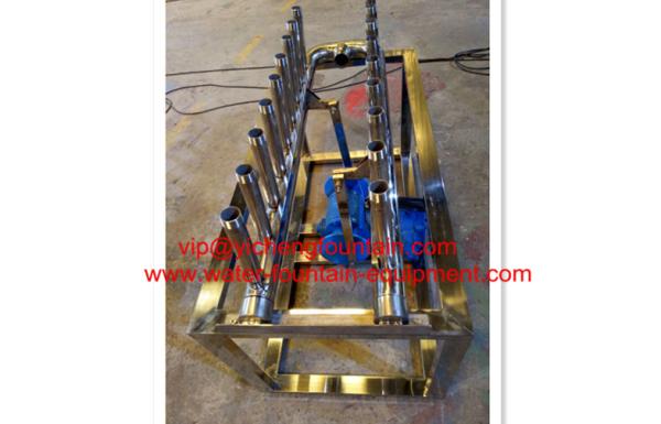 Customized Seagull Wave Water Fountain Equipment Outdoor With Stand Length1.1 Meter