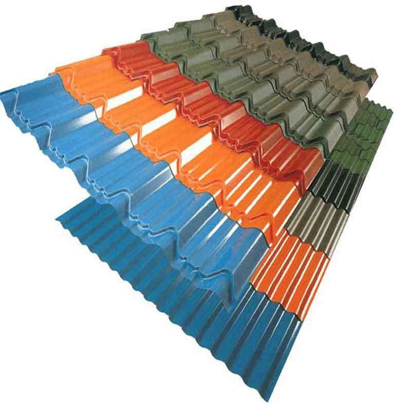 0.12-2 Metal Color Coated Roofing Tile Gi PPGI Mild Steel Plate with Bending
