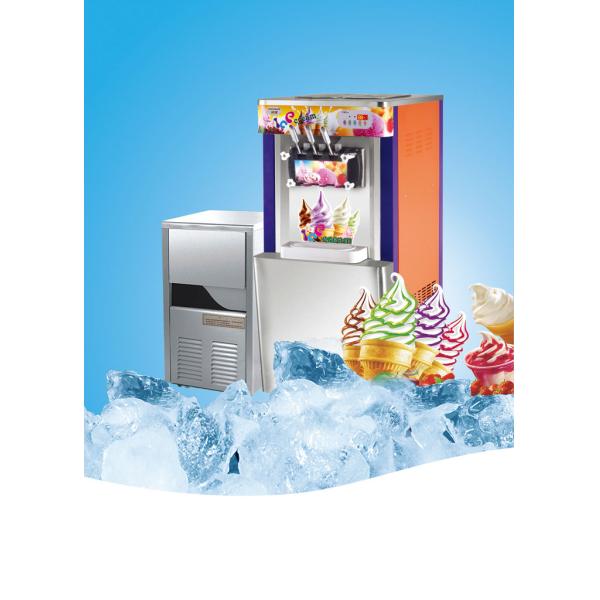 El helado italiano que hacía la máquina/el supermercado fabricante Glace modificó color para requisitos particulares