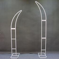 Wedding Backdrop Arch Sheep Horn Door Flower Arrangement Stand Metal Wedding Decoration Backdrop Arch