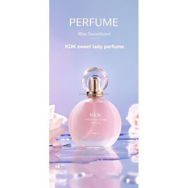 Long-lasting Light Perfume Spray 50ml Simple Flower Fruit Scent for Women's Fragrance