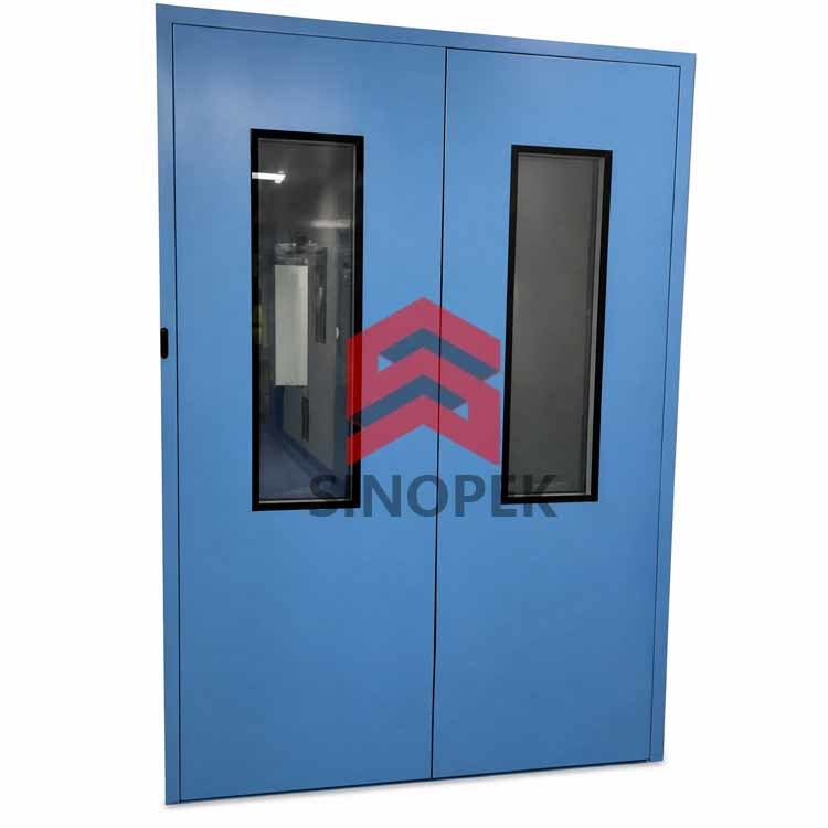 Medical Airtight Cleanroom Door | Hermetic Pressure Seal | Hospital & GMP Grade