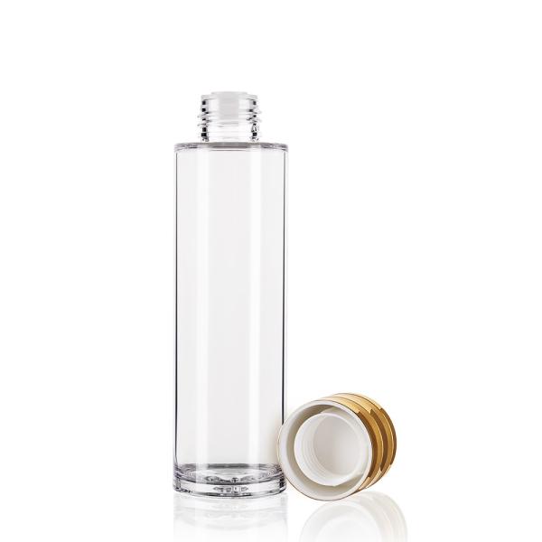 Recipientes cosméticos plásticos da parede pesada de 4 onças, garrafa cosmética do ANIMAL DE ESTIMAÇÃO que empacota com tampas