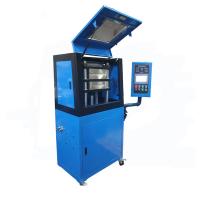 Imprensa de borracha hidráulica do laboratório que vulcaniza o verificador, máquina quente da imprensa do laboratório