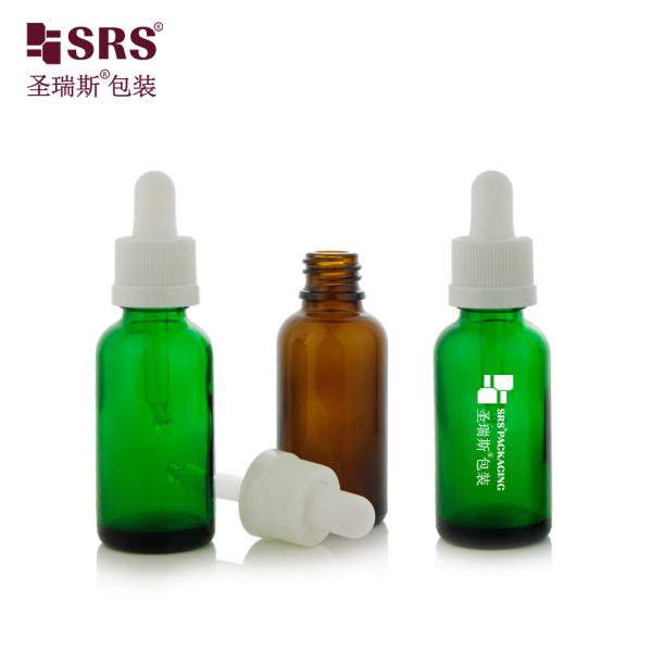 D010 Exquisite Transparent Glass Molded Bottles with CRC Child Resistant Caps and Precision Dropper Lids Tailored for Premium Hair Essence Serum