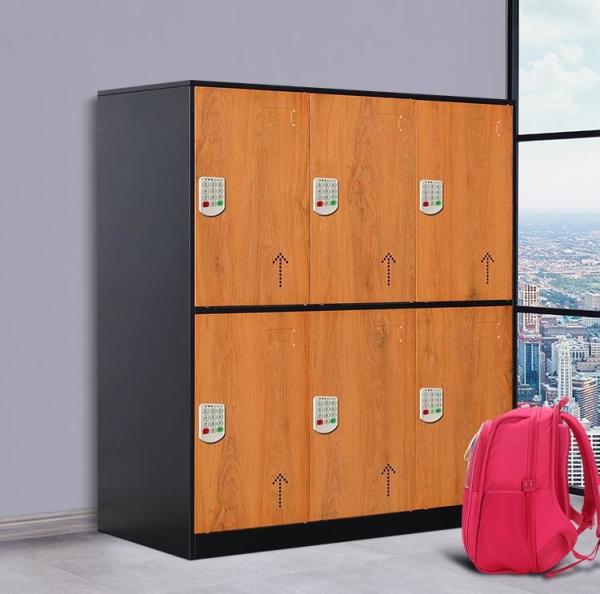 KD Wood Color 0.5mm Steel Storage Locker