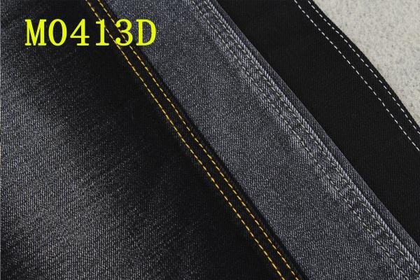 11.5oz Sulfuro Cruzado Tecido Preto Denim Para Jeans 2% Spandex Alto Estiramento 58/59 