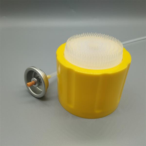 Válvula de limpieza de espuma para cuidado de automóviles profesional con tapa de cepillo integrada