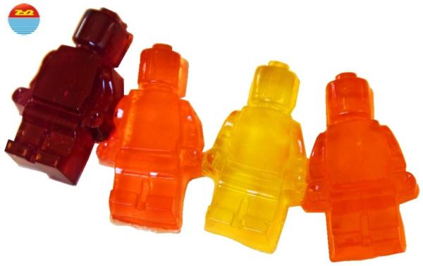 Wholesale chocolate ice cream lego brick and robot personalized custom silicone ice cube tray mold