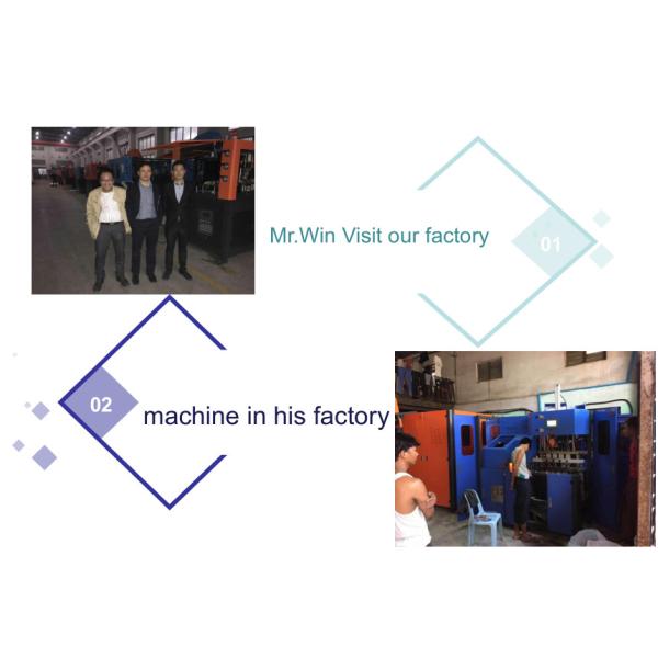 Energy Saving Semi Auto Blowing Machine With Cold Air Circulating System