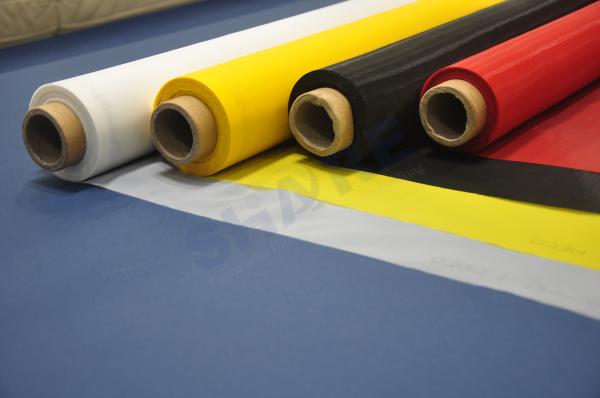 Highly Controlled Precision Polyester Screen Printing Mesh White Color SGS Approved
